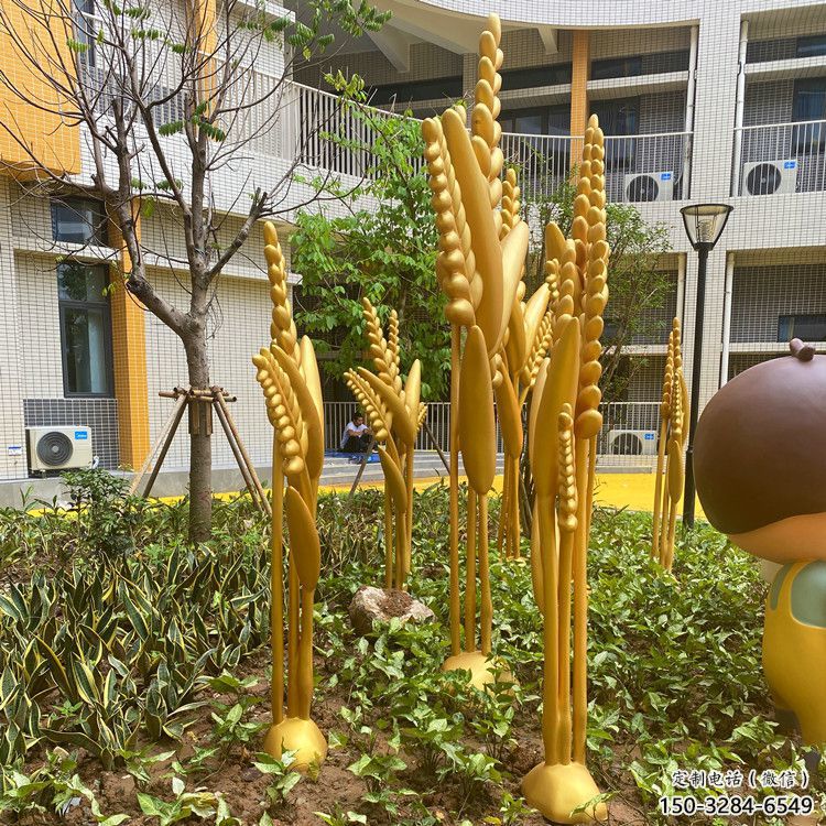 古銅色水稻雕塑廠 大型城市雕塑生產 商業街擺件 古銅色水稻雕塑廠 大型城市雕塑生產 商業街擺件