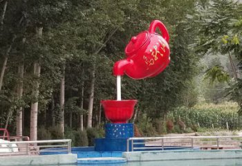 水景水壺雕塑 風景區幾何雕塑 廣場小品