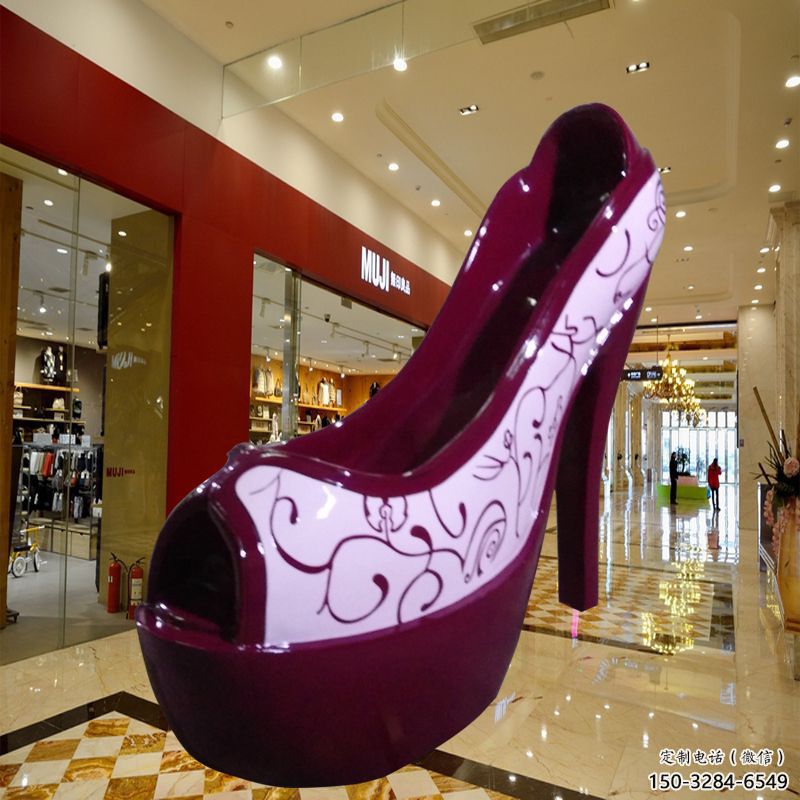 城市高跟鞋雕塑 風(fēng)景區(qū)彩繪雕塑 抽象擺件 城市高跟鞋雕塑 風(fēng)景區(qū)彩繪雕塑 抽象擺件