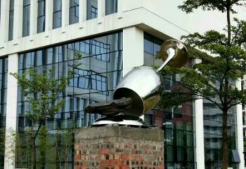 水景杯子雕塑 風(fēng)景區(qū)幾何雕塑 廣場小品