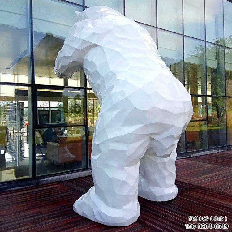 抽象黑熊雕塑 店門(mén)口彩繪雕塑 步行街?jǐn)[件 抽象黑熊雕塑 店門(mén)口彩繪雕塑 步行街?jǐn)[件