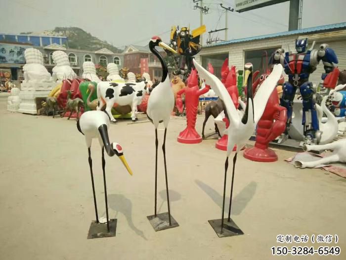 制作仿真仙鶴雕塑 酒店公園雕塑 風(fēng)景區(qū)擺件 制作仿真仙鶴雕塑 酒店公園雕塑 風(fēng)景區(qū)擺件