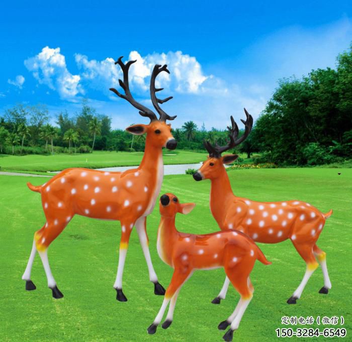 大型小鹿雕塑制作 步行街宣傳雕塑 仿真擺件 大型小鹿雕塑制作 步行街宣傳雕塑 仿真擺件
