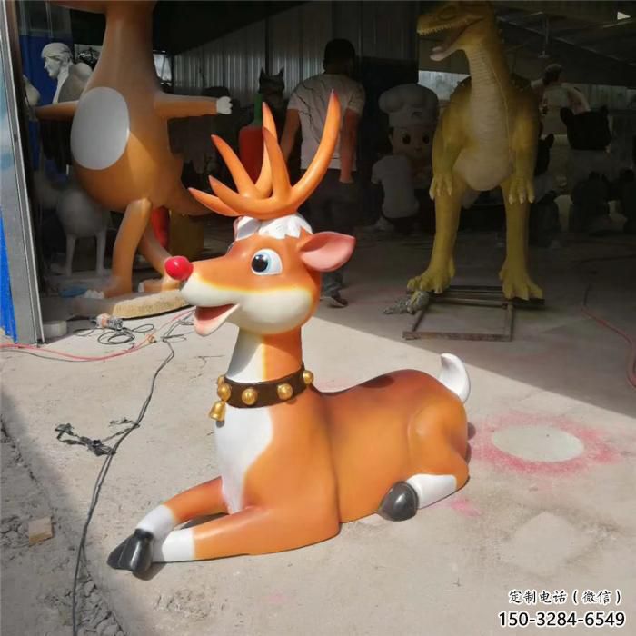 預定商場小鹿雕塑 仿真雕塑 店門口小品 預定商場小鹿雕塑 仿真雕塑 店門口小品