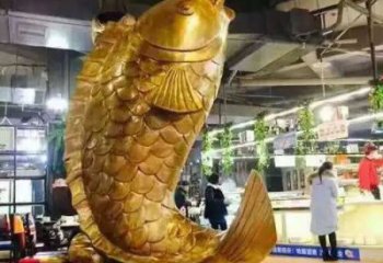 風景區(qū)鯉魚銅雕塑廠家 售樓處廣場雕塑 仿古擺件