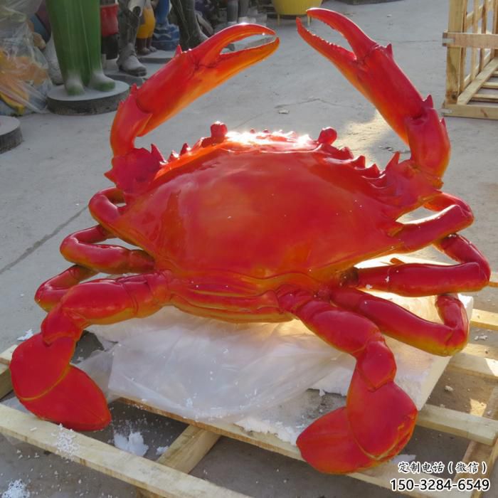 風景區玻璃鋼螃蟹雕塑 售樓處廣場雕塑 仿古擺件 風景區玻璃鋼螃蟹雕塑 售樓處廣場雕塑 仿古擺件