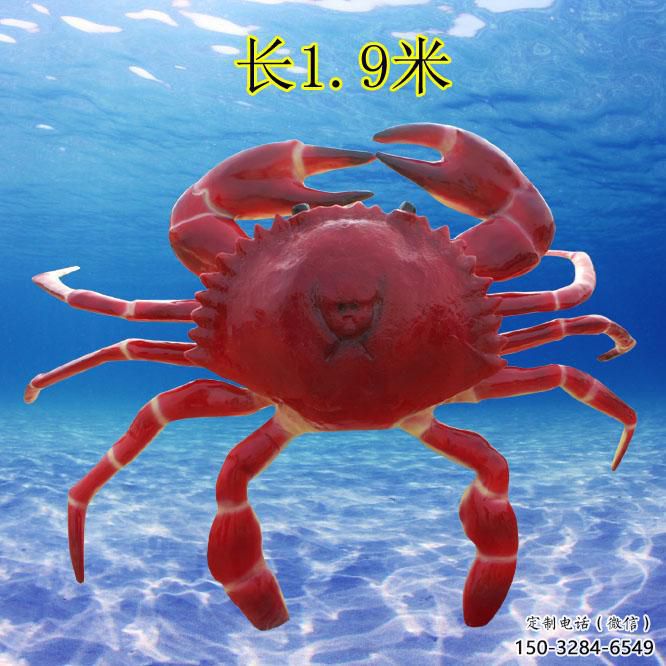 玻璃鋼商業街螃蟹雕塑 售樓處雕塑 動物擺件 玻璃鋼商業街螃蟹雕塑 售樓處雕塑 動物擺件