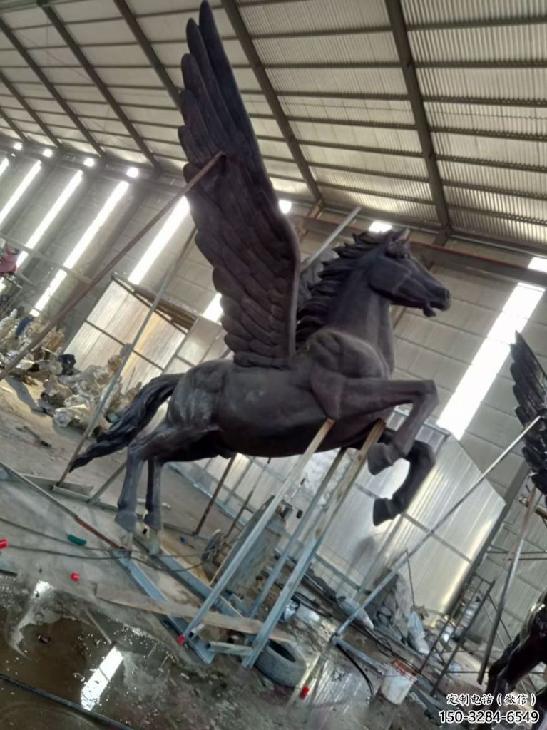 大型飛馬銅雕塑 門口創意雕塑 售樓處小品 大型飛馬銅雕塑 門口創意雕塑 售樓處小品