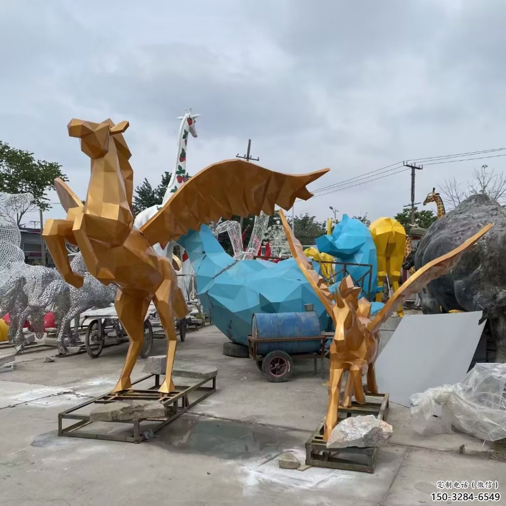 玻璃鋼飛馬雕塑廠家 酒店公園雕塑 風景區擺件 玻璃鋼飛馬雕塑廠家 酒店公園雕塑 風景區擺件