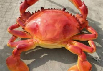 園林玻璃鋼螃蟹雕塑 風景區(qū)仿真雕塑 廣場小品