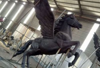大型飛馬銅雕塑 門口創意雕塑 售樓處小品
