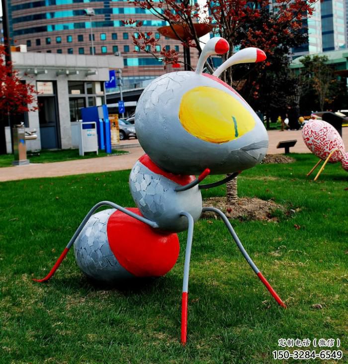 大型玻璃鋼螞蟻雕塑 步行街宣傳雕塑 仿真擺件 大型玻璃鋼螞蟻雕塑 步行街宣傳雕塑 仿真擺件