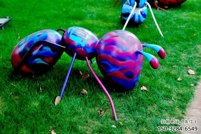 玻璃鋼酒店螞蟻雕塑 庭院仿真雕塑 彩繪小品 玻璃鋼酒店螞蟻雕塑 庭院仿真雕塑 彩繪小品