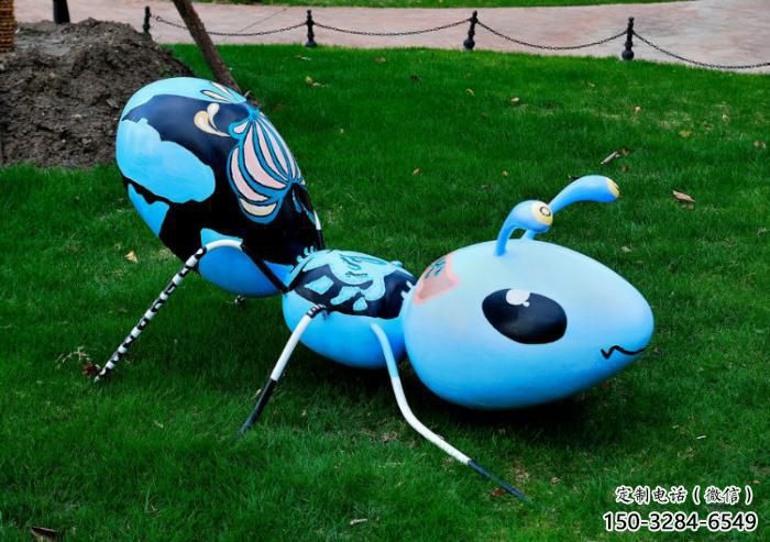 園林玻璃鋼螞蟻雕塑 城市廣場雕塑 步行街擺件 園林玻璃鋼螞蟻雕塑 城市廣場雕塑 步行街擺件