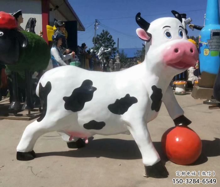 創意玻璃鋼小狗雕塑 步行街店門口雕塑 動物小品 創意玻璃鋼小狗雕塑 步行街店門口雕塑 動物小品