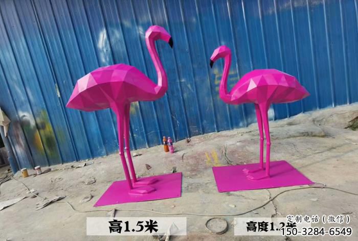 商業街不銹鋼火烈鳥雕塑 售樓處動物雕塑 幾何雕塑擺件 商業街不銹鋼火烈鳥雕塑 售樓處動物雕塑 幾何雕塑擺件