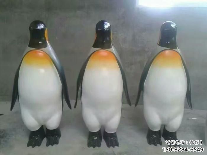 彩繪玻璃鋼企鵝雕塑 仿真動(dòng)物雕塑 步行街?jǐn)[件 彩繪玻璃鋼企鵝雕塑 仿真動(dòng)物雕塑 步行街?jǐn)[件