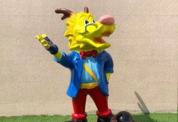 玻璃鋼十二生肖雕塑廠家 城市廣場雕塑 步行街擺件