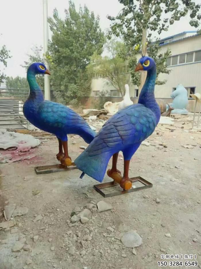 公園孔雀銅雕塑廠家 酒店門口雕塑 彩繪擺件 公園孔雀銅雕塑廠家 酒店門口雕塑 彩繪擺件