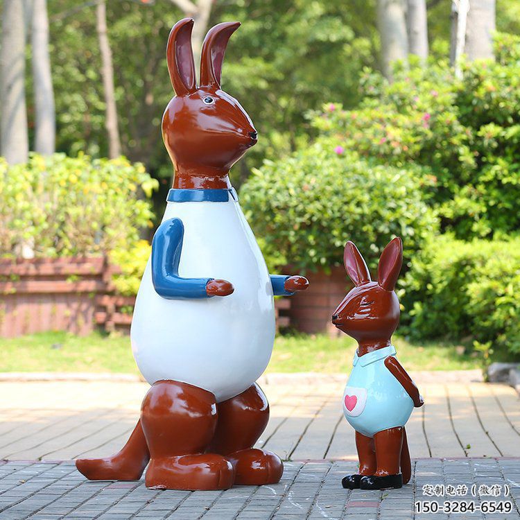 售樓處玻璃鋼袋鼠雕塑 商業街仿真雕塑 動物擺件 售樓處玻璃鋼袋鼠雕塑 商業街仿真雕塑 動物擺件