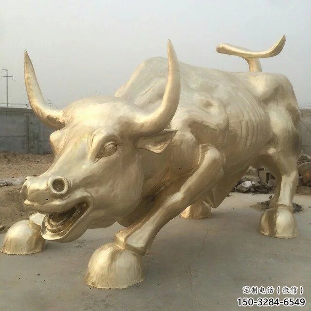 公園開荒牛銅雕塑 酒店門口雕塑 彩繪擺件 公園開荒牛銅雕塑 酒店門口雕塑 彩繪擺件