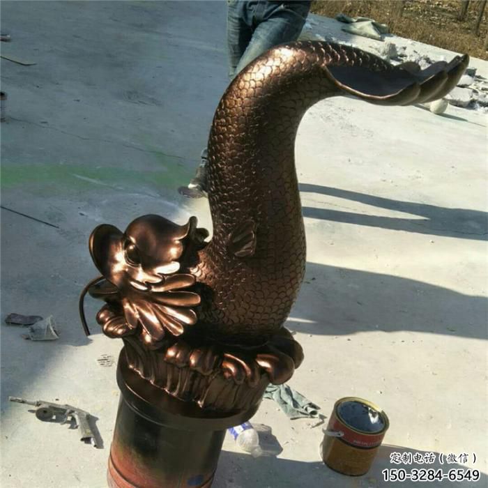 古銅色金魚銅雕塑 大型城市雕塑 商業(yè)街?jǐn)[件 古銅色金魚銅雕塑 大型城市雕塑 商業(yè)街?jǐn)[件