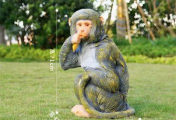 玻璃鋼仿真猴子雕塑 園林公園雕塑 風景區擺件