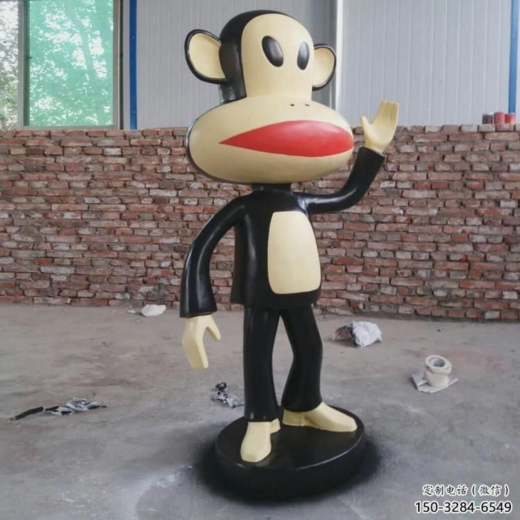 玻璃鋼彩繪猴子雕塑 仿真景觀雕塑 幼兒園擺件 玻璃鋼彩繪猴子雕塑 仿真景觀雕塑 幼兒園擺件