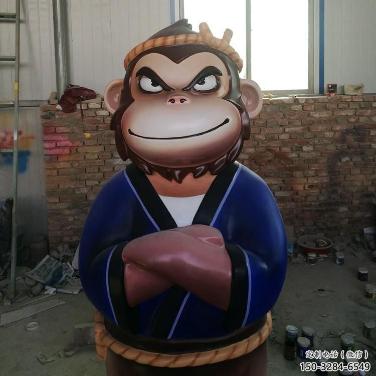 園林玻璃鋼猴子雕塑廠家 田間彩繪雕塑 仿真擺件 園林玻璃鋼猴子雕塑廠家 田間彩繪雕塑 仿真擺件