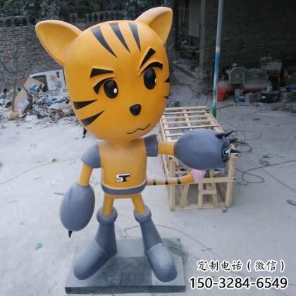 大型玻璃鋼老虎雕塑 門口創意雕塑 售樓處小品 大型玻璃鋼老虎雕塑 門口創意雕塑 售樓處小品