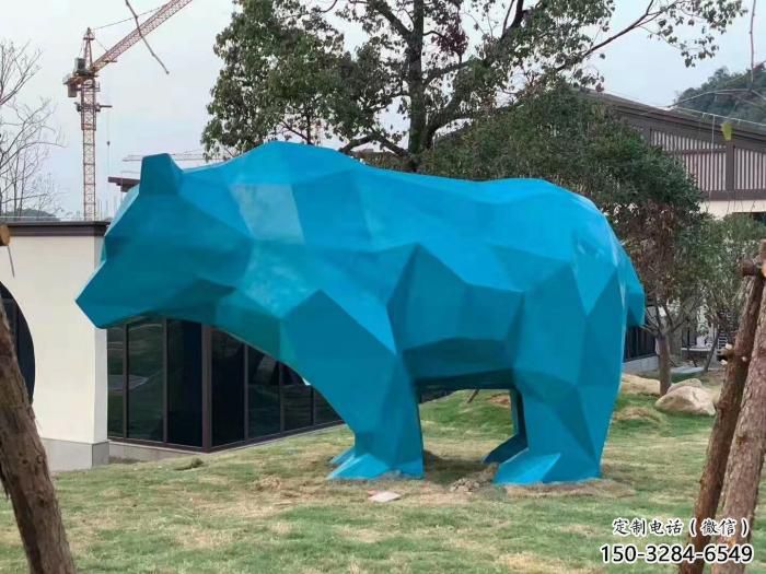 大型不銹鋼豹子雕塑廠(chǎng)家 門(mén)口創(chuàng)意雕塑 售樓處小品