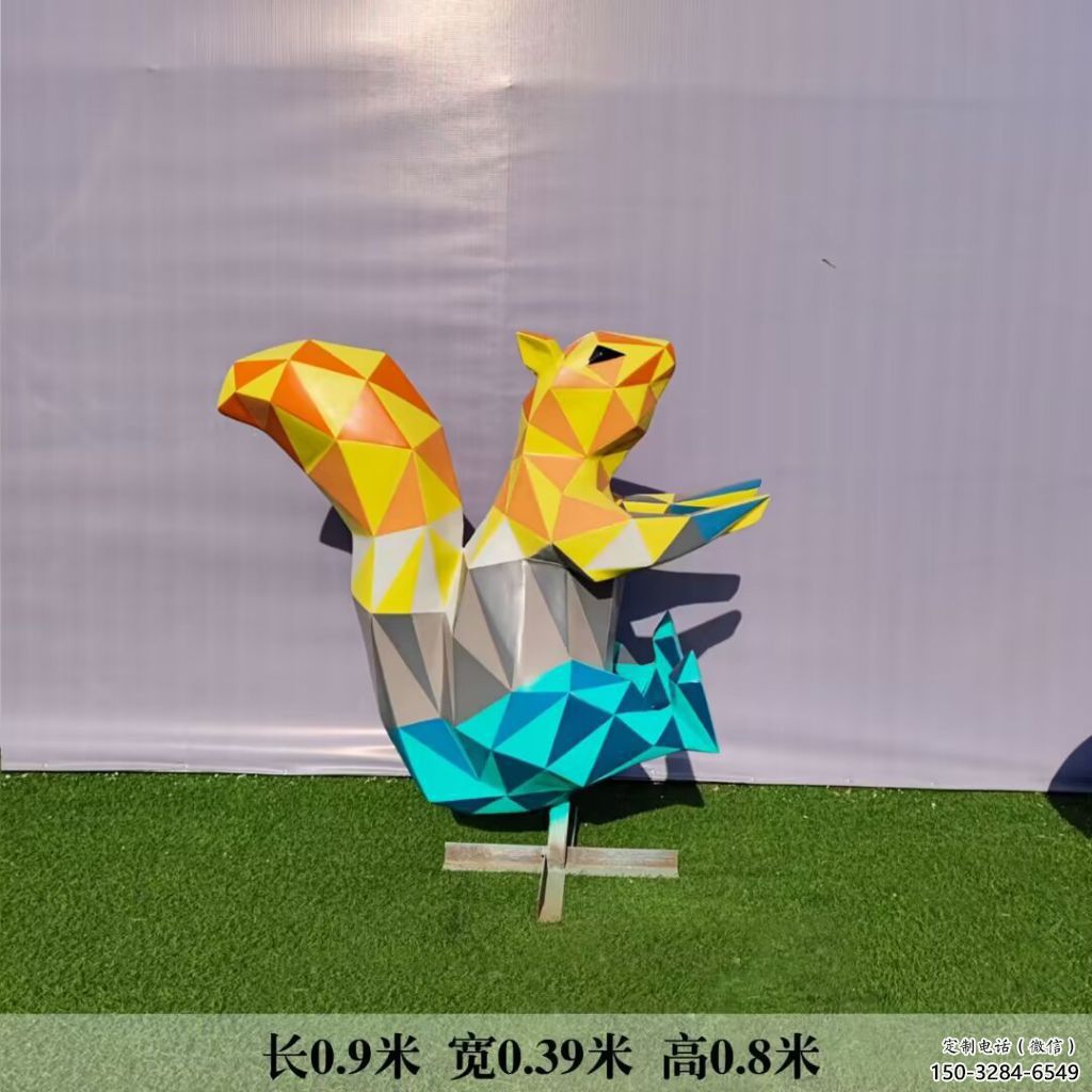 不銹鋼商業街松鼠雕塑 售樓處雕塑 動物擺件 不銹鋼商業街松鼠雕塑 售樓處雕塑 動物擺件