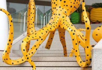 玻璃鋼章魚(yú)雕塑廠家,仿真彩繪工藝,景觀動(dòng)物小品 (1)