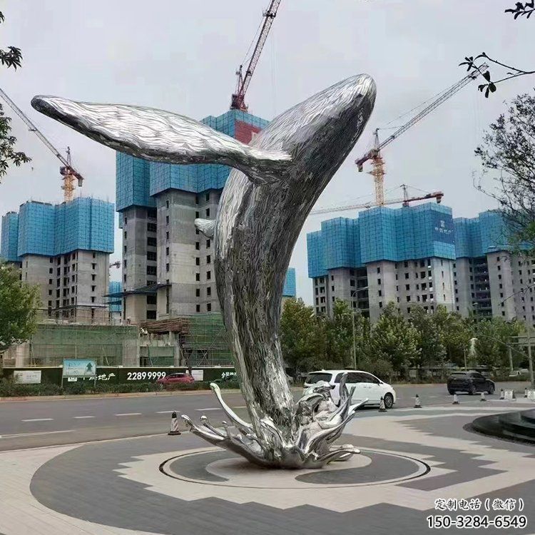 鯨魚雕塑廠家,烤漆彩繪工藝,公園廣場景觀擺件 (5) 鯨魚雕塑廠家,烤漆彩繪工藝,公園廣場景觀擺件 (5)
