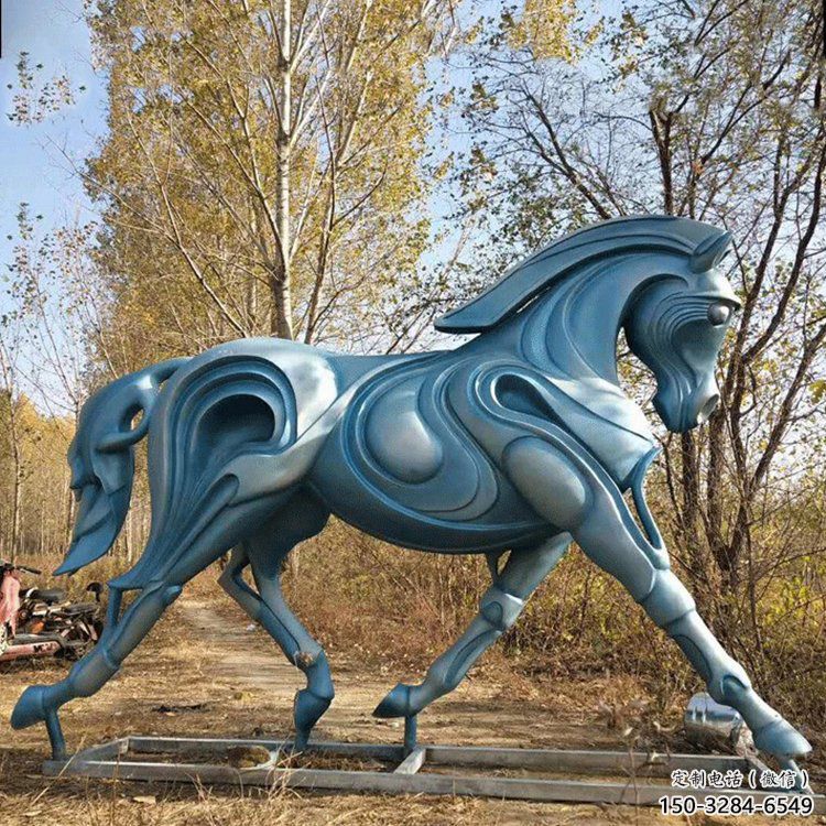 仿真銅駿馬雕塑 店門口園林雕塑 動物小品 仿真銅駿馬雕塑 店門口園林雕塑 動物小品