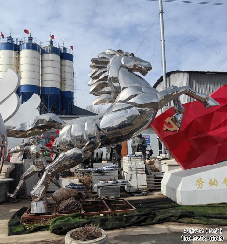 駿馬雕塑廠家 風景區幾何雕塑 廣場雕塑小品 駿馬雕塑廠家 風景區幾何雕塑 廣場雕塑小品