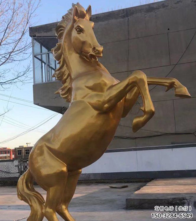 門口駿馬銅雕塑 售樓處仿真雕塑 彩繪小品 門口駿馬銅雕塑 售樓處仿真雕塑 彩繪小品