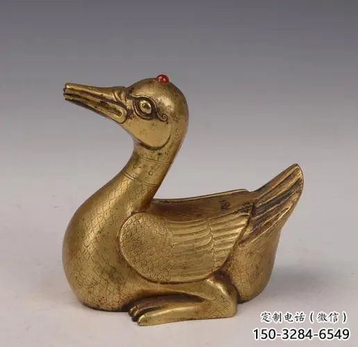 鴨子雕塑廠家，仿真動物， 公園廣場街頭擺件 (6)