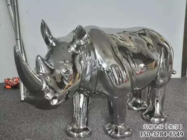 不銹鋼水牛雕塑,田間景觀小品,抽象幾何原理 (14) 不銹鋼水牛雕塑,田間景觀小品,抽象幾何原理 (14)