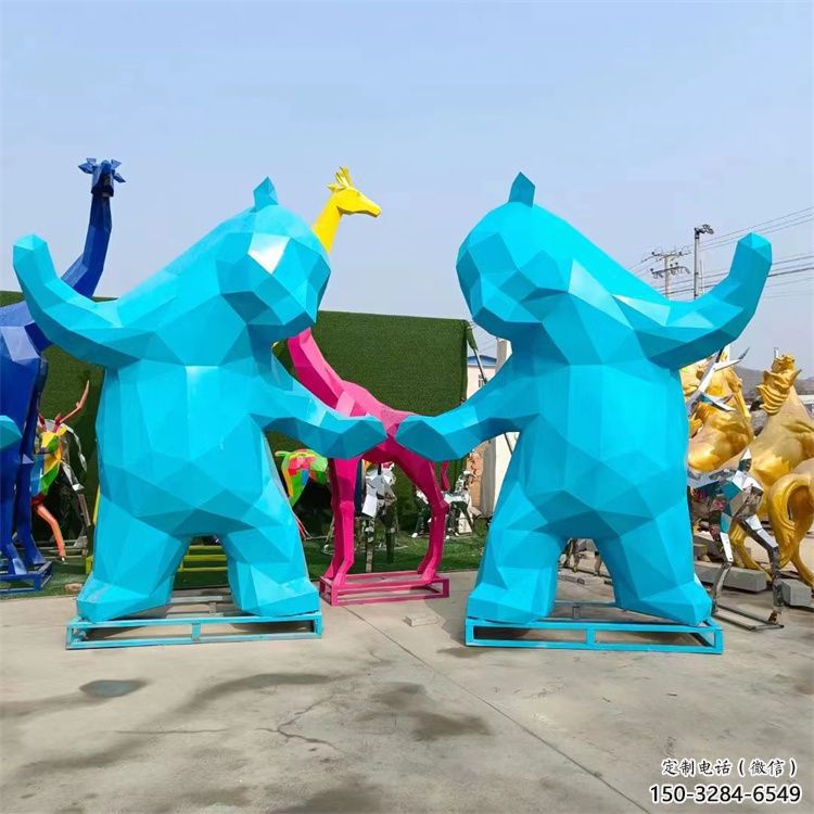 大熊雕塑廠家,酒店房地產雕塑,現代景觀小品 (6) 大熊雕塑廠家,酒店房地產雕塑,現代景觀小品 (6)