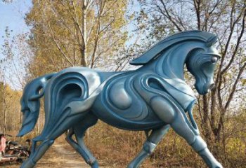 仿真銅駿馬雕塑 店門口園林雕塑 動(dòng)物小品