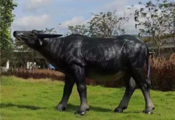 水牛雕塑,公園園林動(dòng)物,仿真景觀擺件 (5)