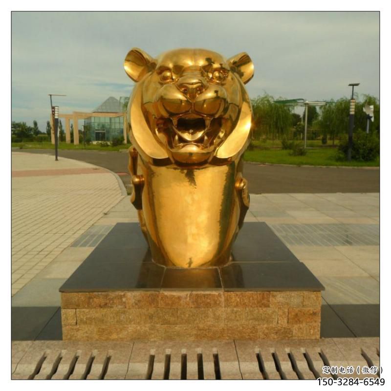 不銹鋼生肖雕塑,鍍鈦工藝,公園廣場戶外擺放 (3) 不銹鋼生肖雕塑,鍍鈦工藝,公園廣場戶外擺放 (3)