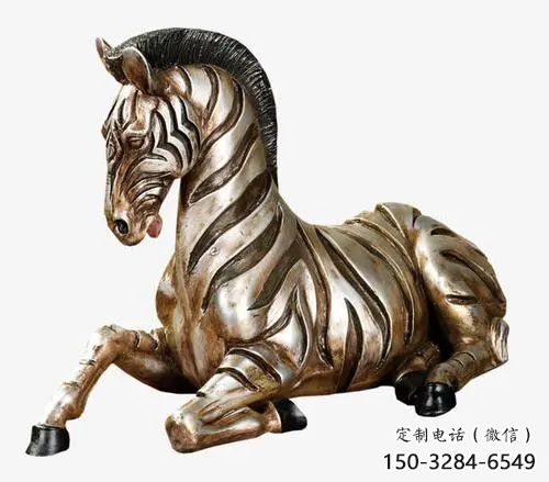 仿真斑馬雕塑 店門口園林雕塑 動物小品 仿真斑馬雕塑 店門口園林雕塑 動物小品