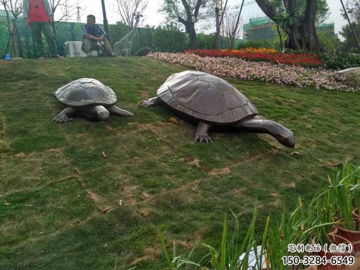 公園烏龜?shù)袼?酒店門口雕塑 彩繪擺件 公園烏龜?shù)袼?酒店門口雕塑 彩繪擺件