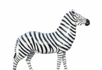 斑馬雕塑廠家,仿真彩繪工藝,公園廣場街頭小品