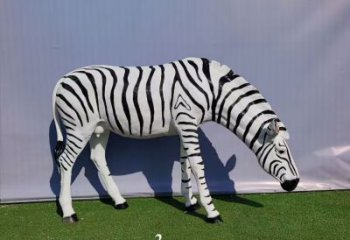 商業街斑馬雕塑 售樓處雕塑 動物擺件