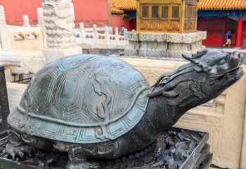 銅烏龜雕塑生產制作,神獸動物,仿古公園廣場擺件