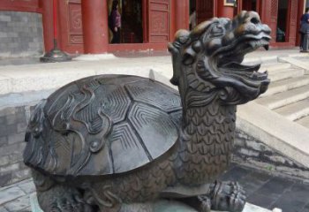 銅烏龜雕塑制作,神獸動物,仿古公園廣場擺件