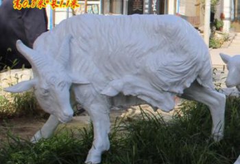 創意山羊雕塑廠家 步行街店門口雕塑 影視劇小品